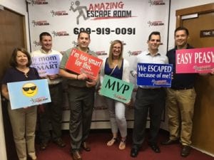 Employees at Escape Room